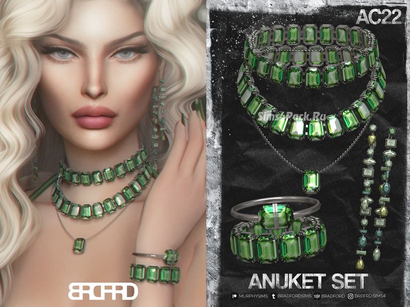 Комплект драгоценностей "ANUKET SET"