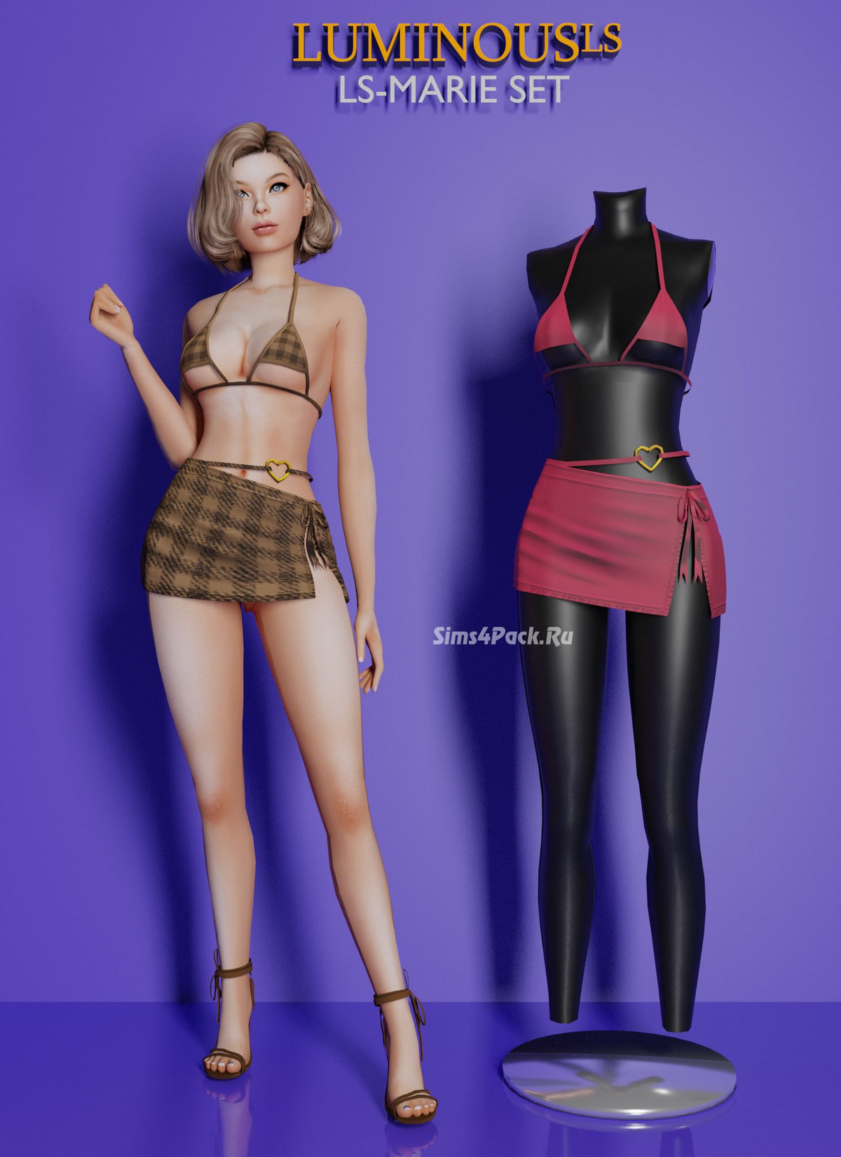 Лиф и юбка для симочек "LS-MARIE SET"