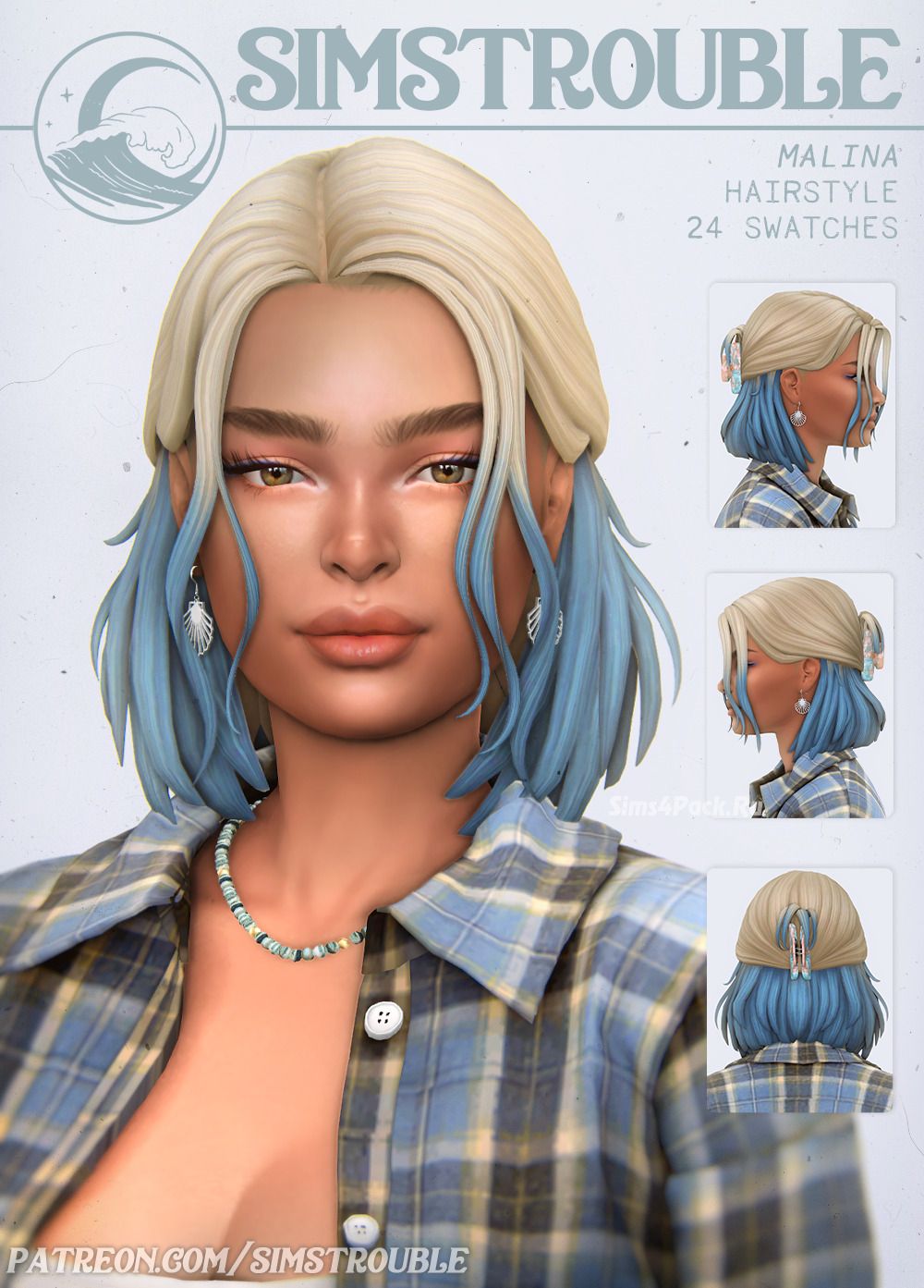 Женская прическа "Malina Hairstyle"