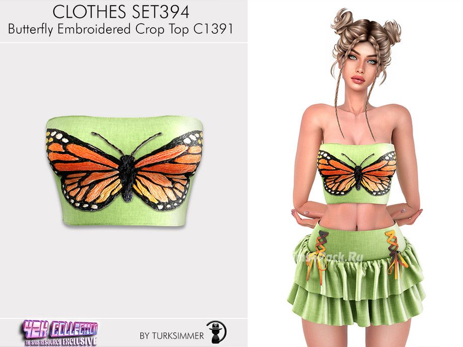Летний комплект для симочек "Y2K Clothes SET394"