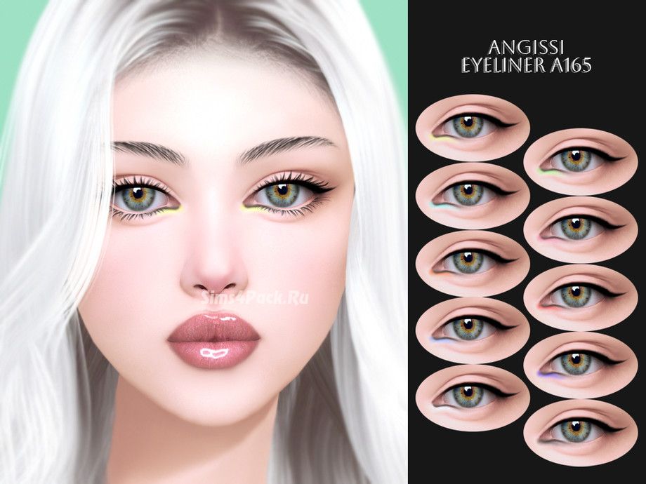 Набор косметики "Eyeliner A165 & Lipstick A182"