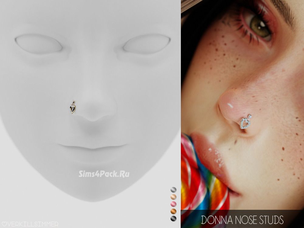 Сережка для носа "Donna nose studs"