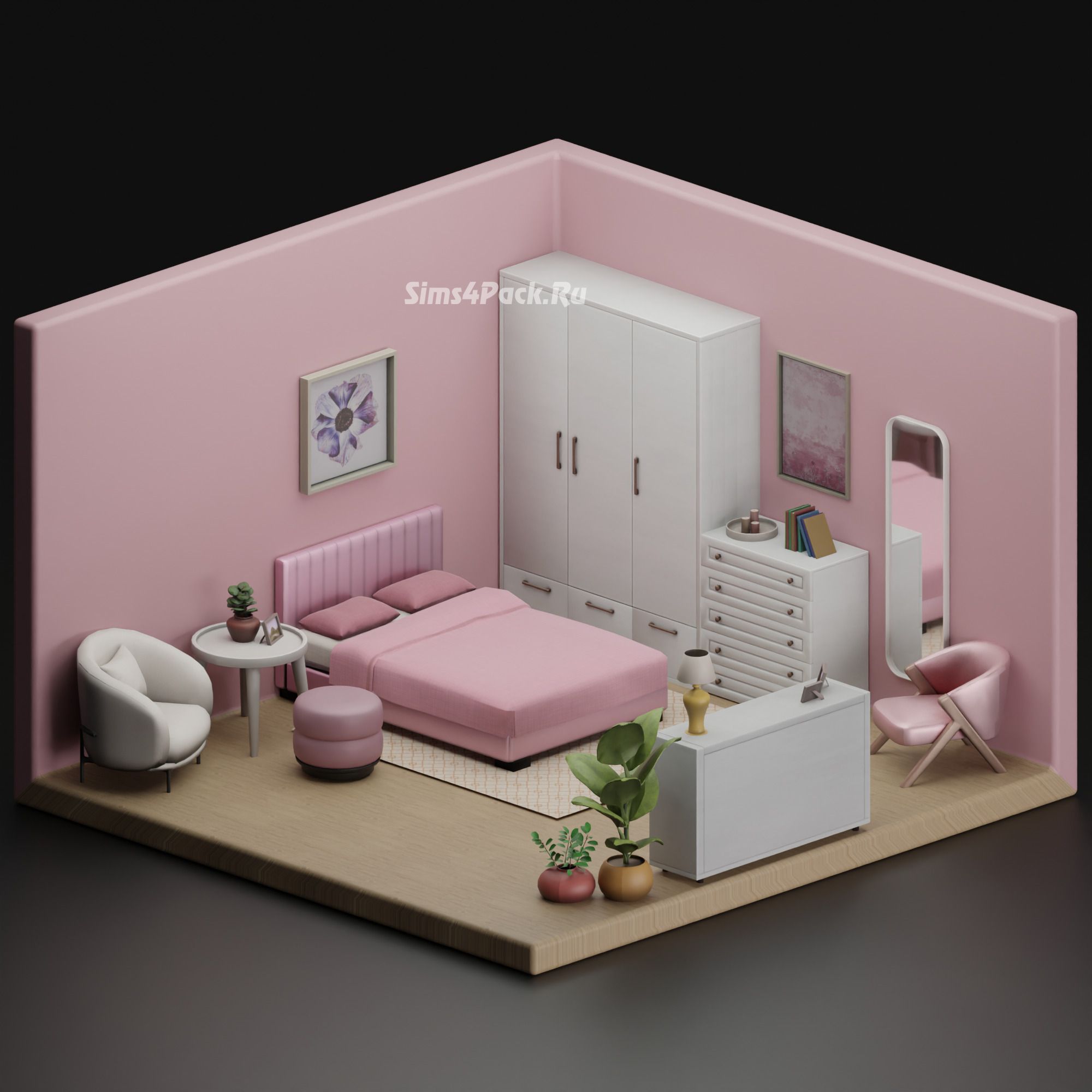 Спальня "Bubblegum Bedroom Set"