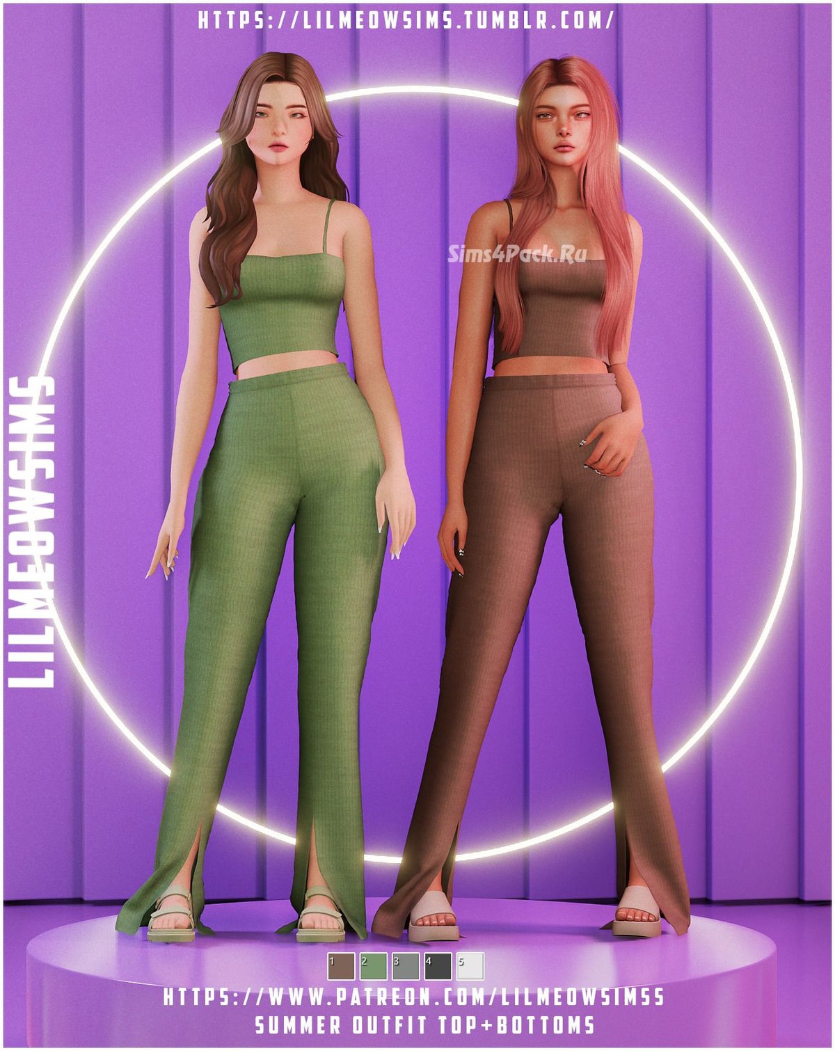 Вязаный комплект "Summer Outfit"
