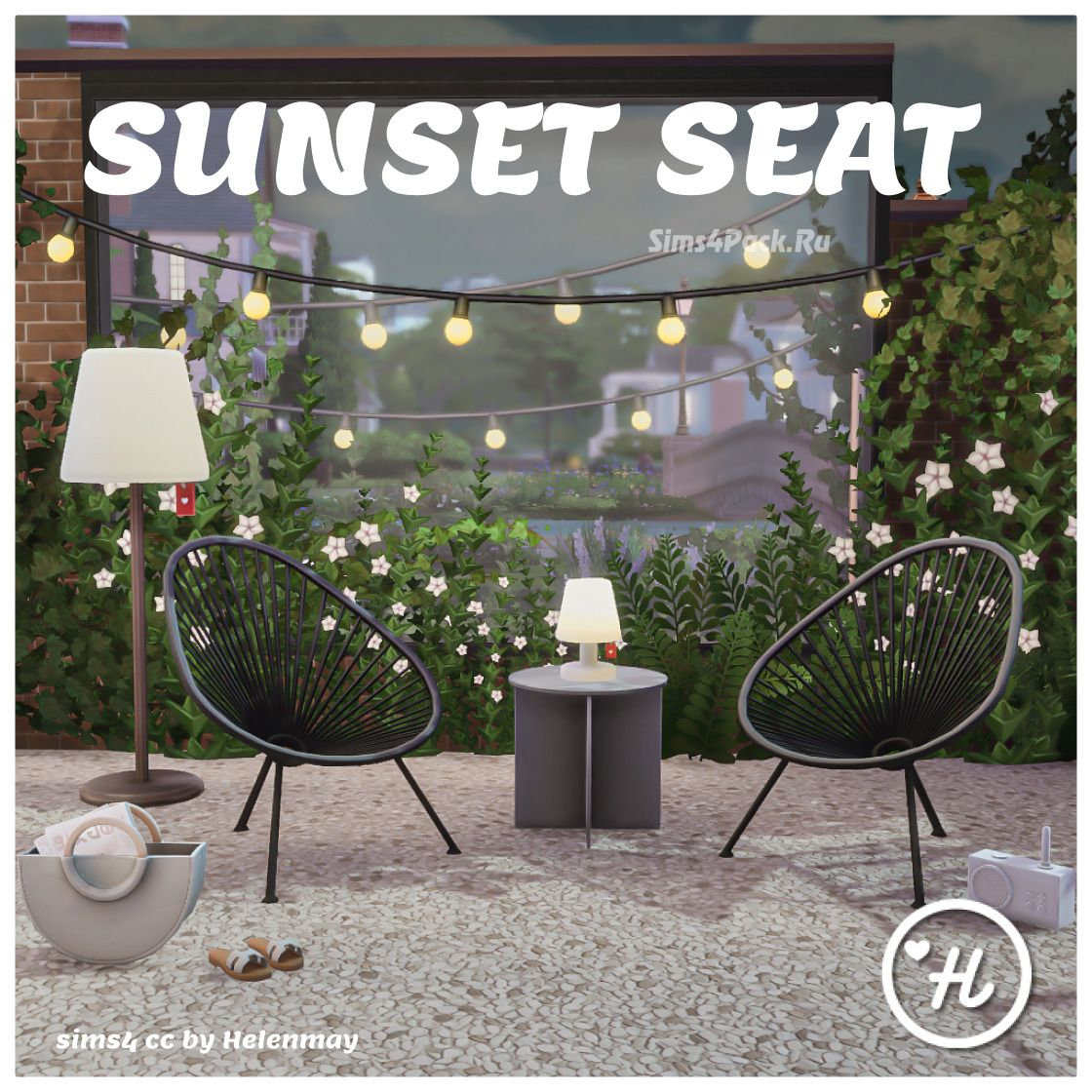 Сет для внутреннего дворика "SUNSET SEAT"