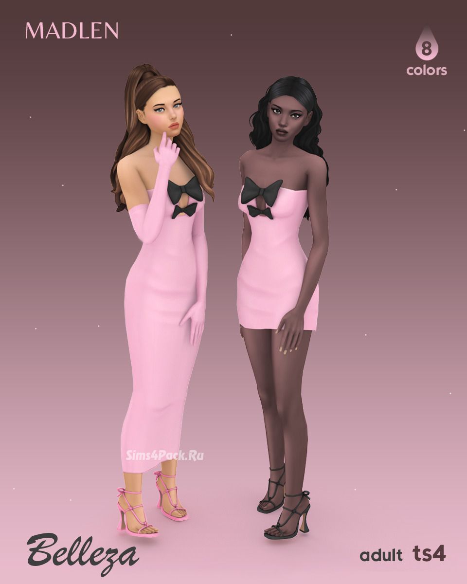 Вечерний комплект для симочек "Belleza Dress"