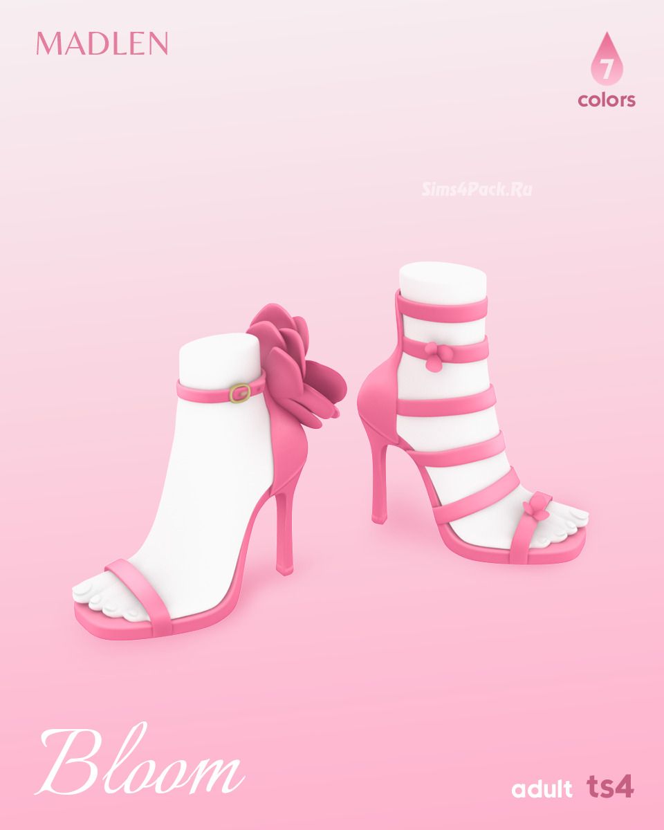Туфельки для симочек "Bloom Shoe Set"
