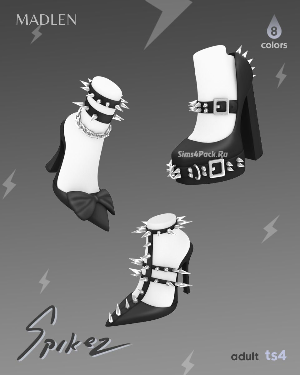 Комплект туфелек с шипами "Spikez Set"