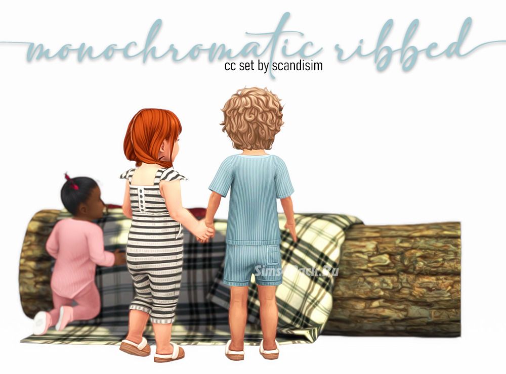 Коллекция для тоддлеров и младенцев "Monochromatic Ribbed Collection"