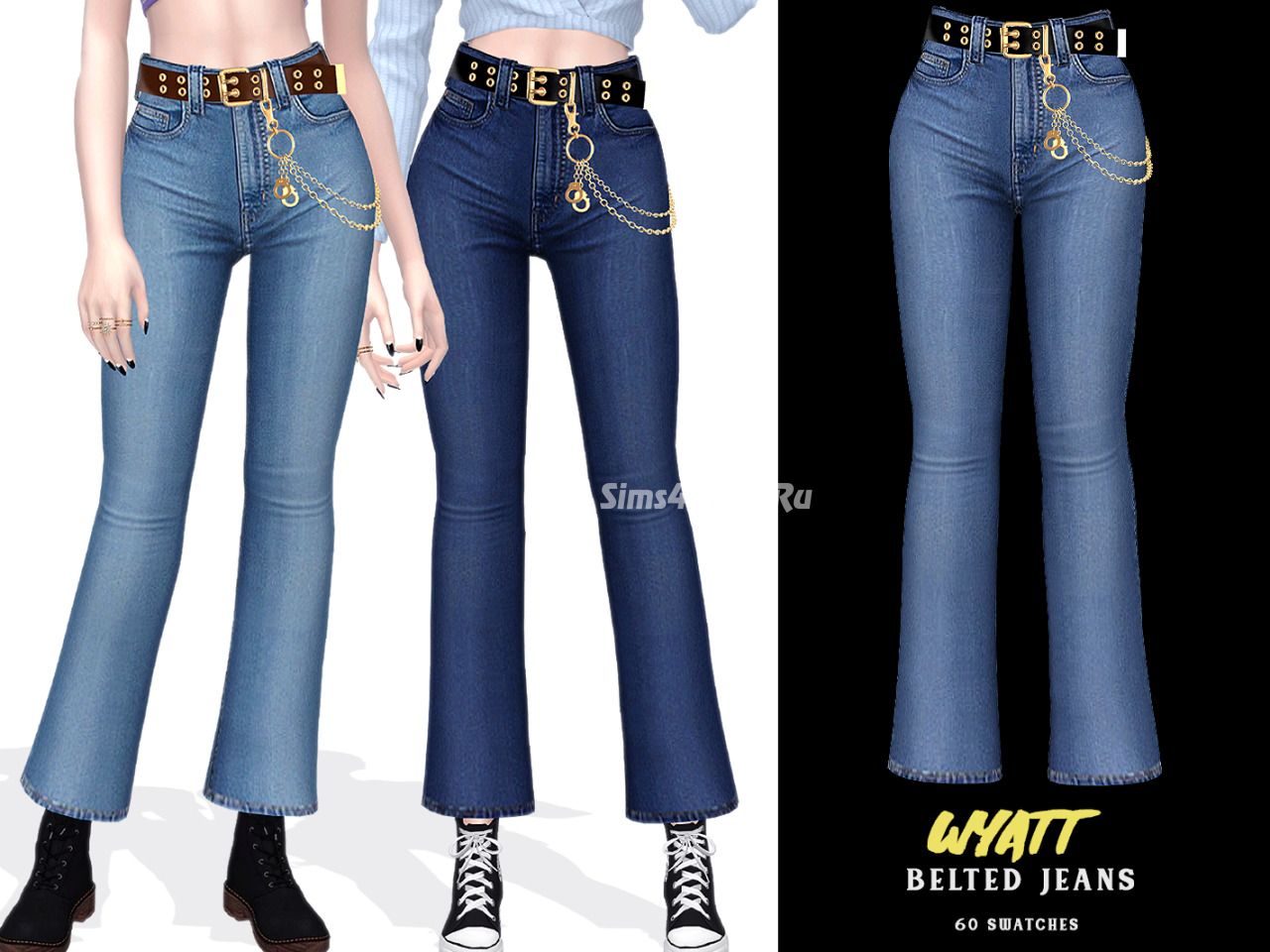 Женские джинсы "wyatt belted jeans"