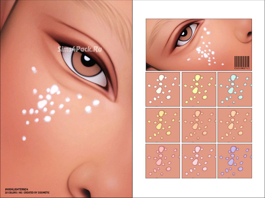 Глиттер для лица "GLITTER - Highlighter N23 & N24"