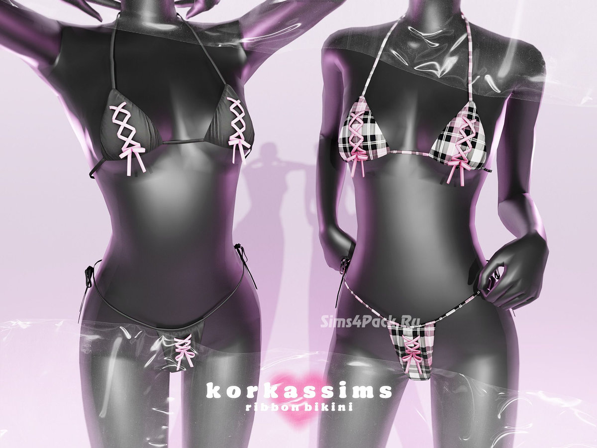 Бикини для симочек "ribbon bikini"