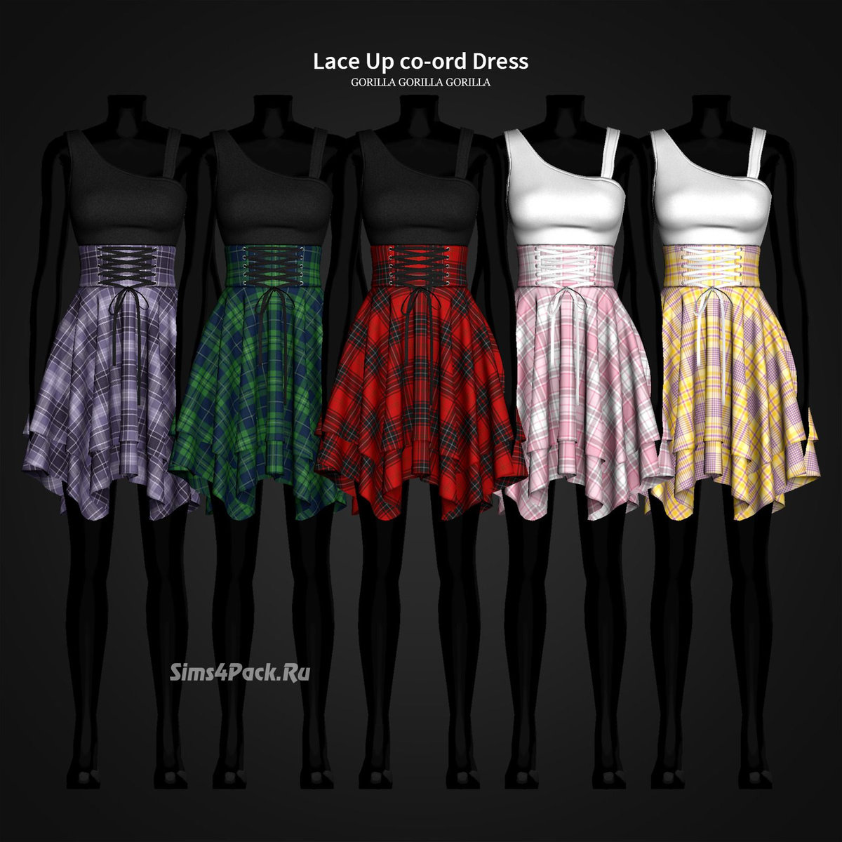Платье "Lace Up co-ord Dress"