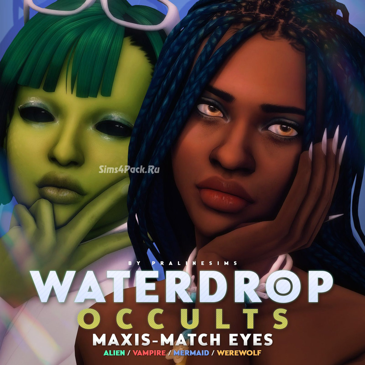 Линзы и глаза для оккультных персонажей "WATERDROP OCCULTS"