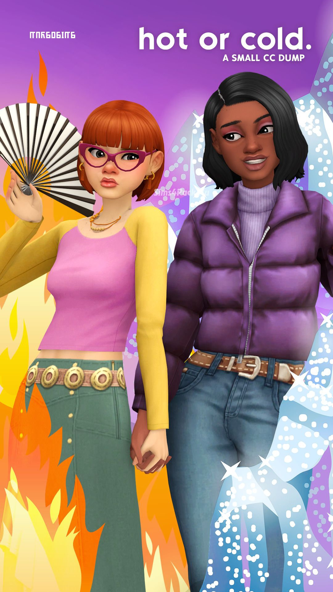 CC набор для симочек "hot or cold cc dump"
