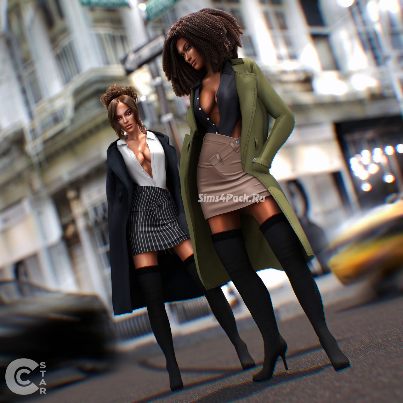 Осенний аутфит для симочек "Fall Outfit set"