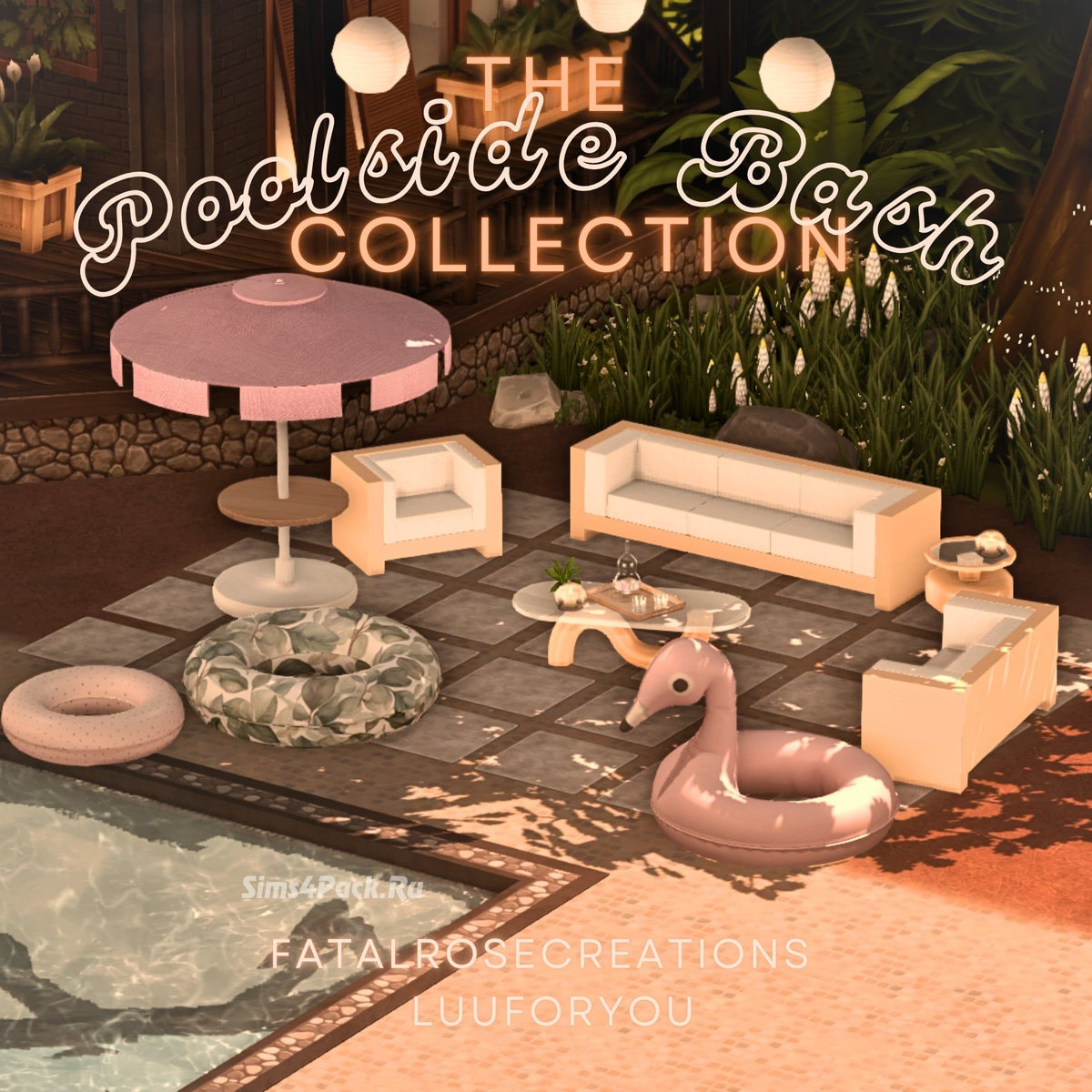 Коллекция мебели для внутреннего дворика "The PoolSide Bash Collection"