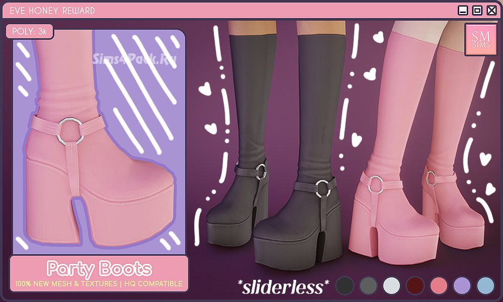 Сапожки для симочек "Party Boots"