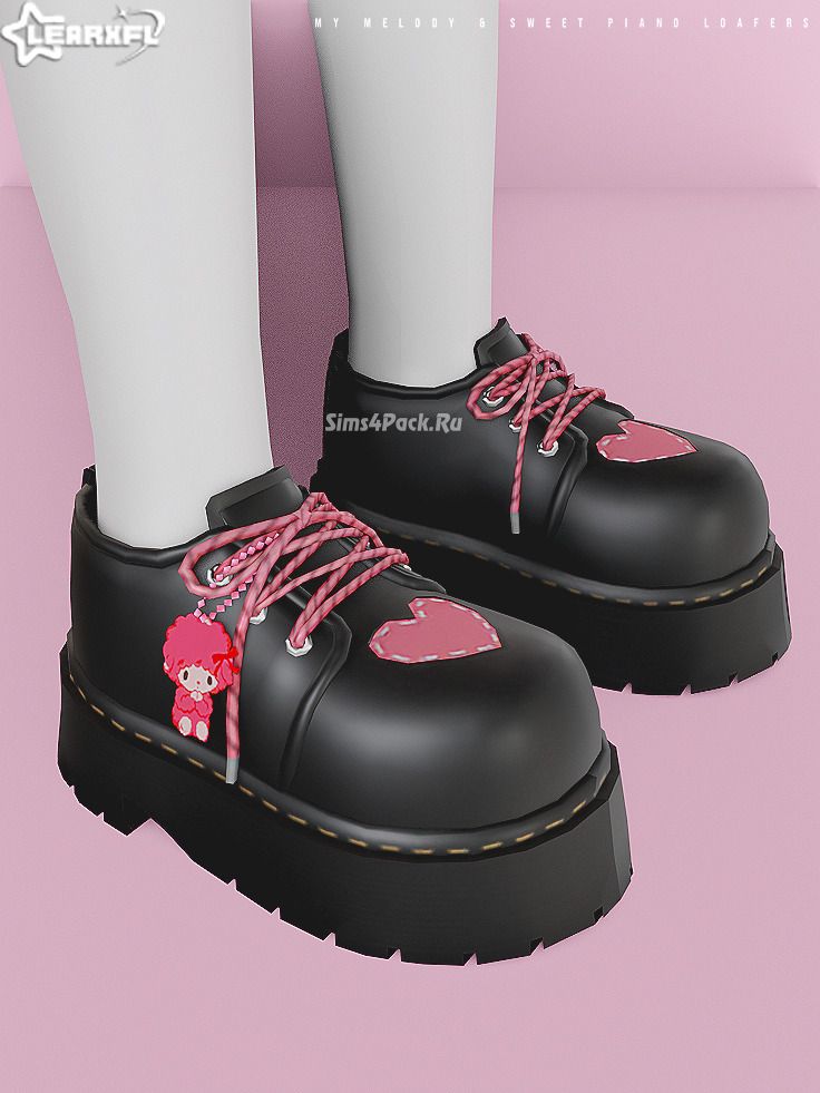 Лоферы для симочек "My Melody & Sweet Piano - Loafers"