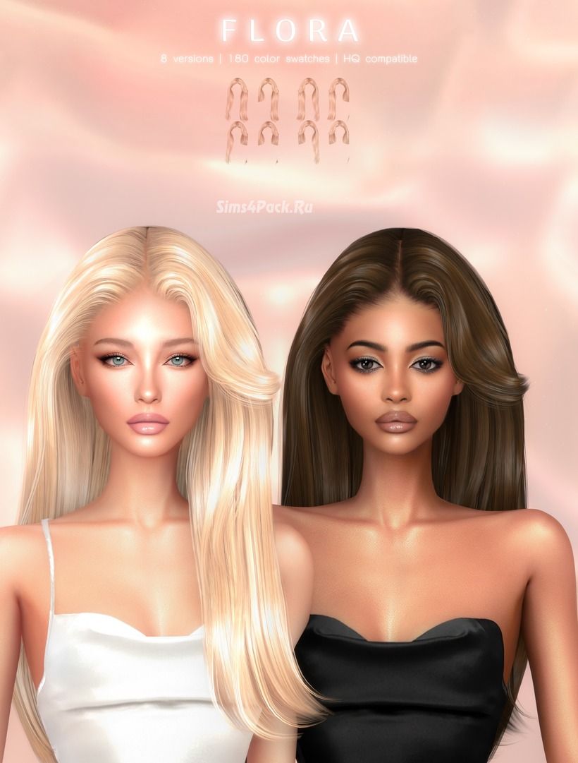 Женская прическа "Flora Hairstyle"