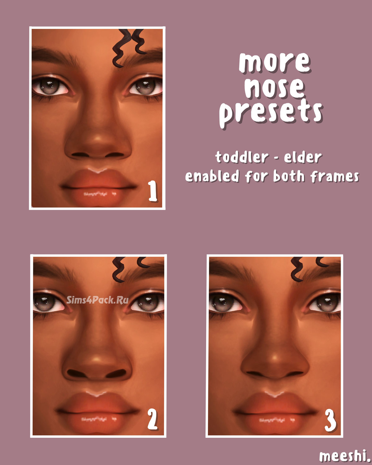 Набор пресетов для носа "another nose preset pack"