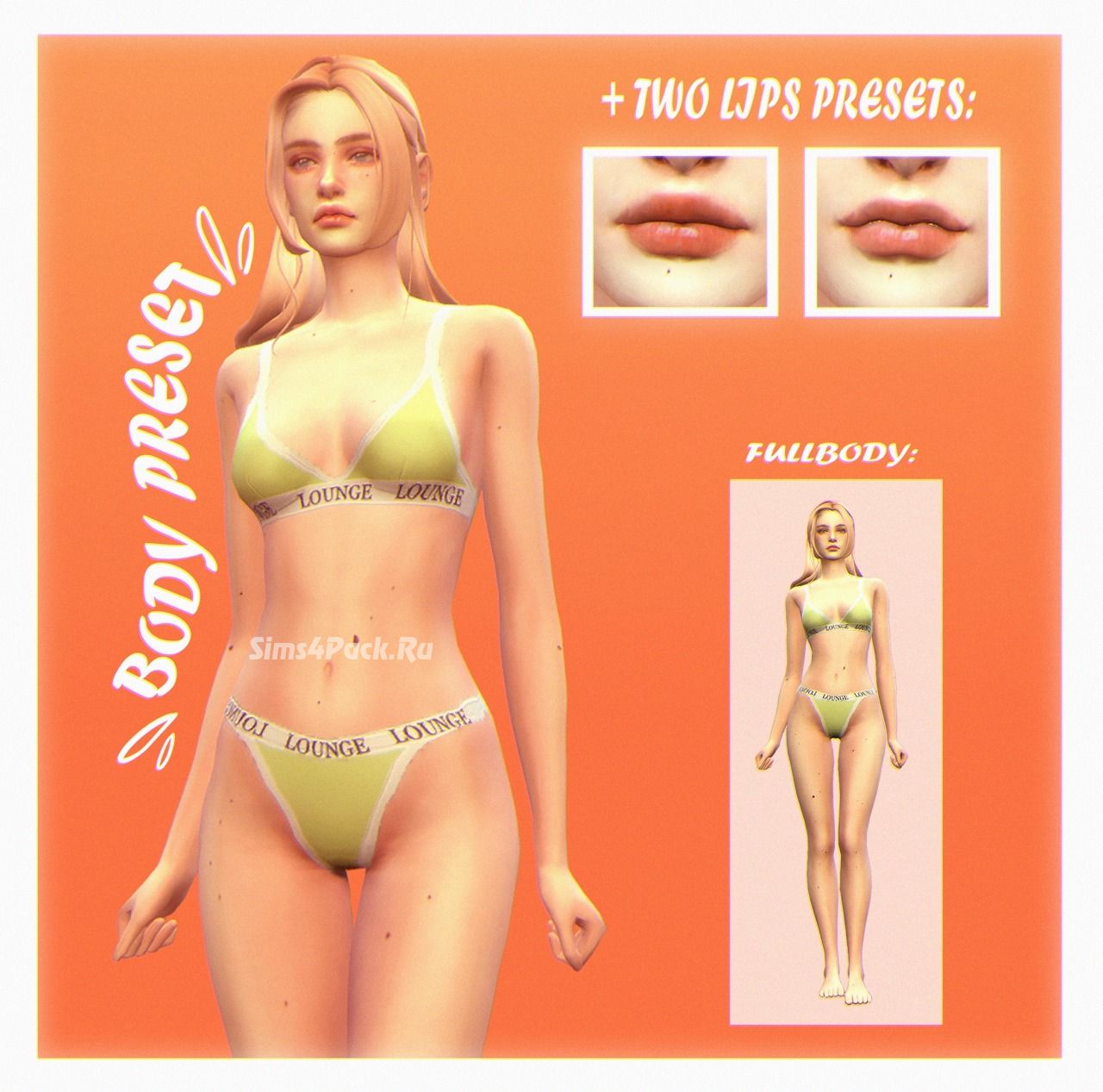 Набор пресетов "female presets"