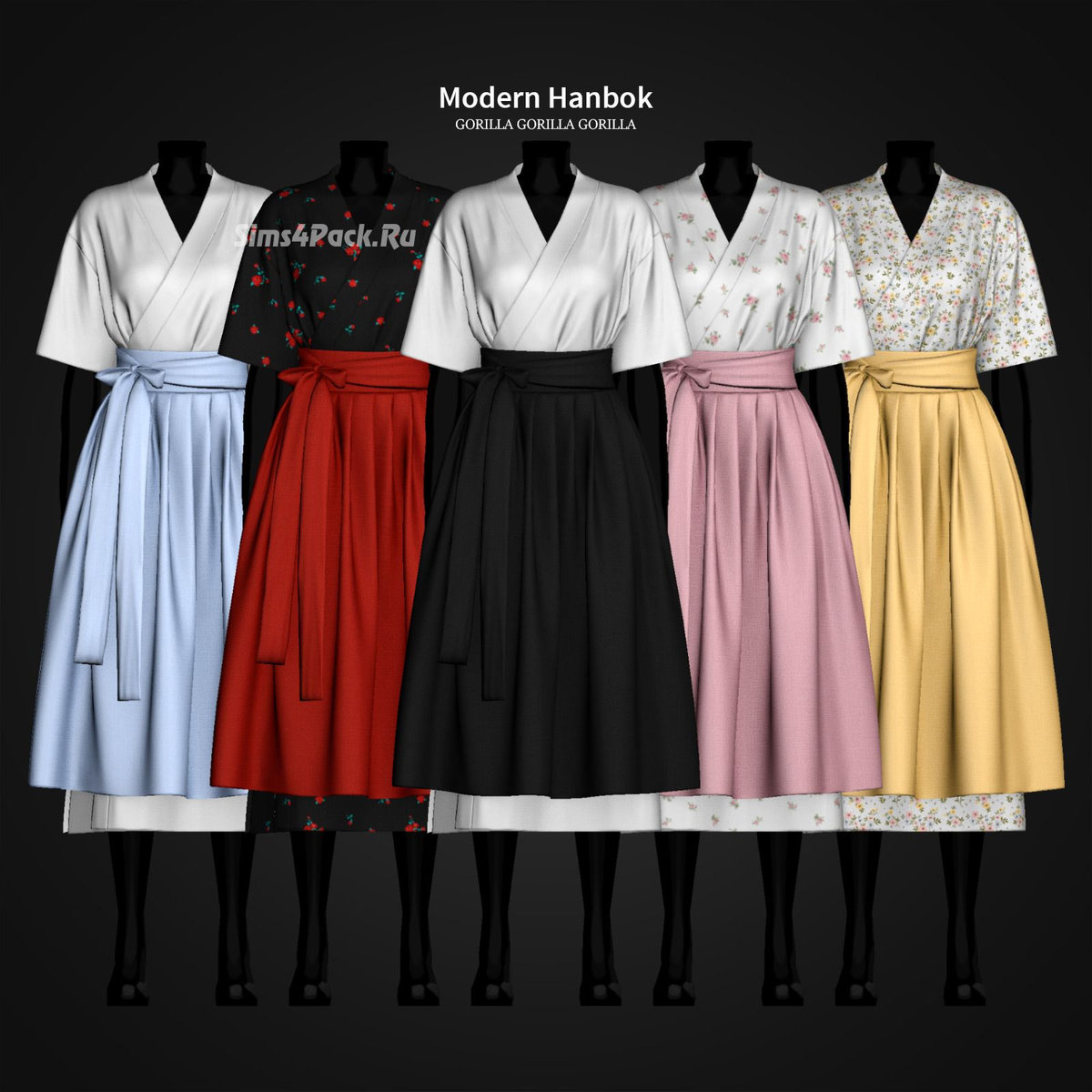 Женский корейский костюм "Modern Hanbok"