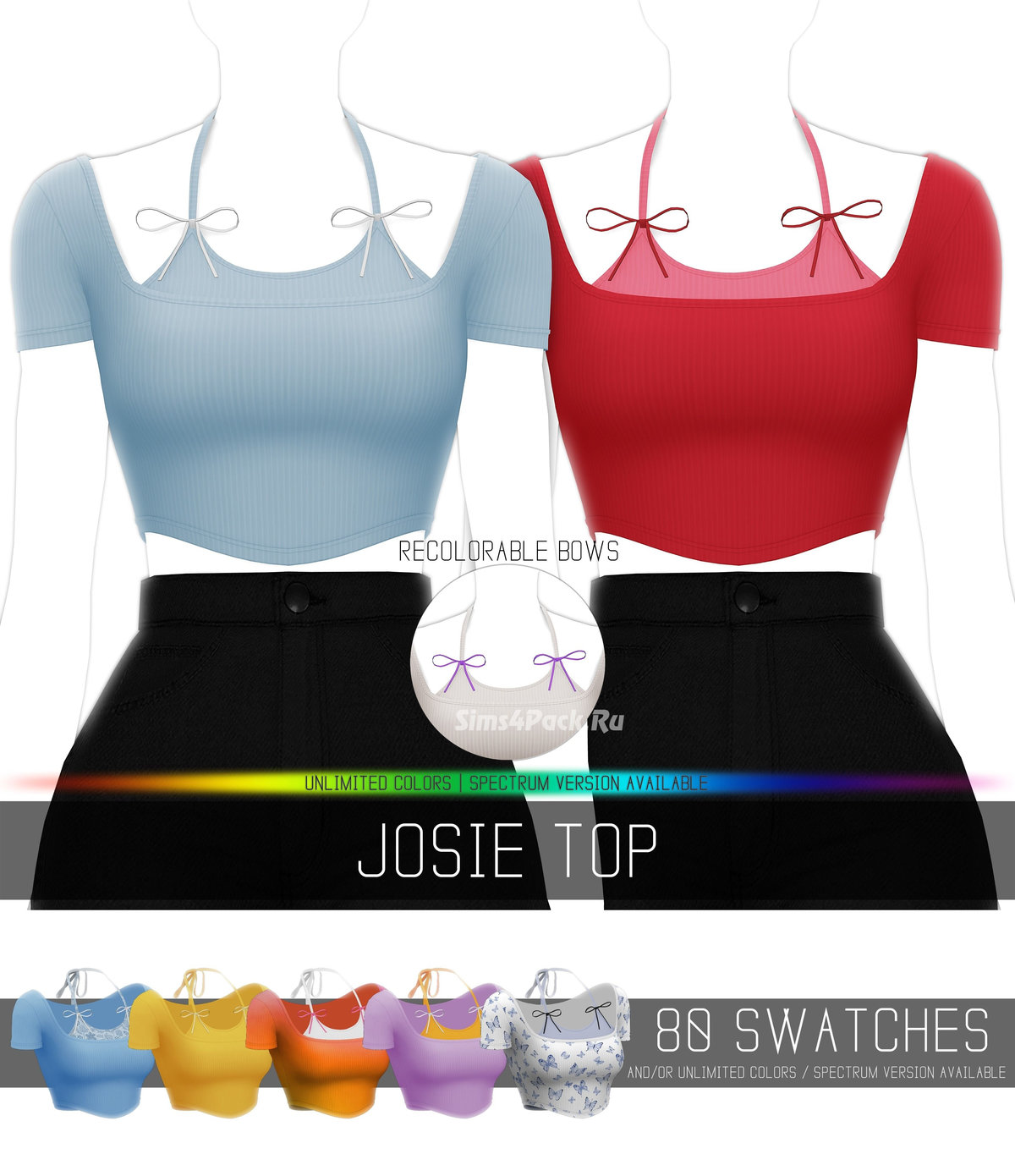 Топ для симочек "JOSIE TOP"