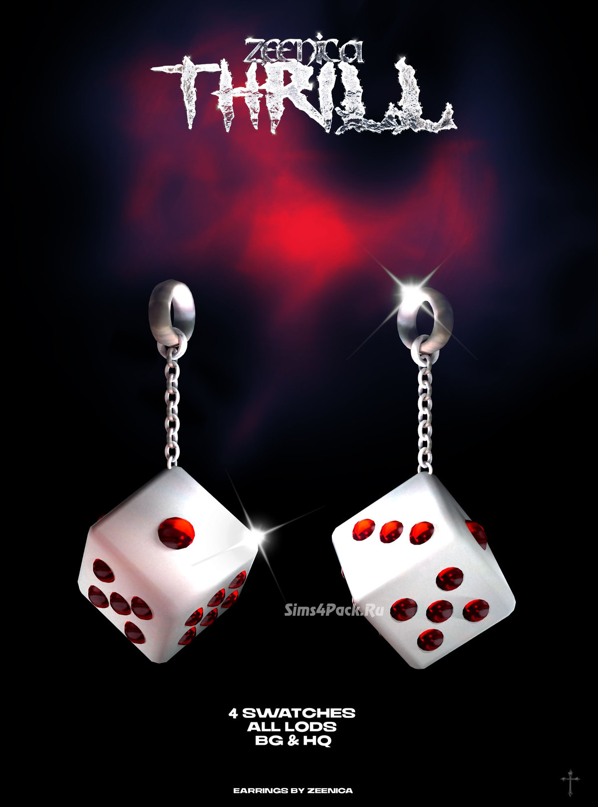 Серьги "THRILL EARRINGS NO1"