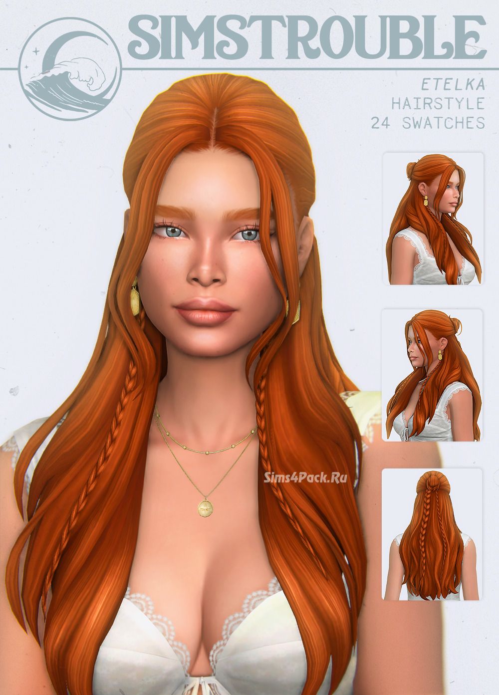 Женская прическа "Etelka Hairstyle"