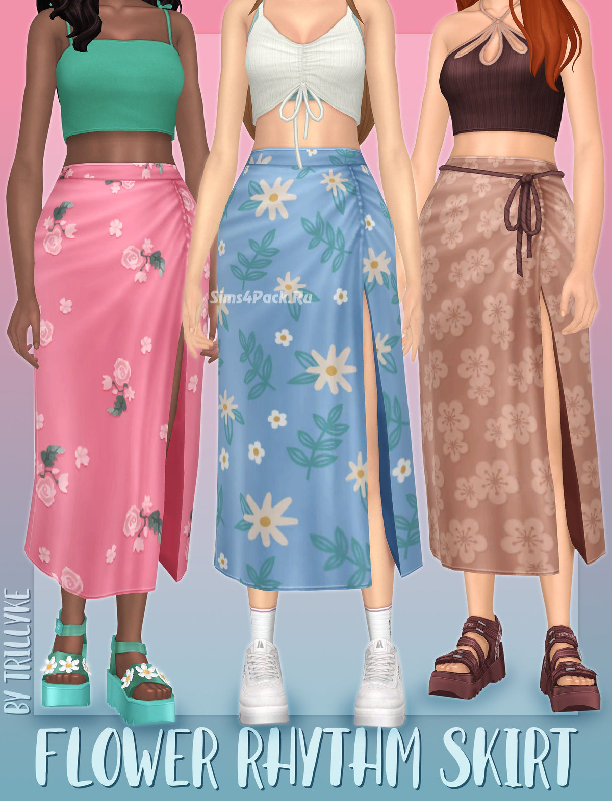Юбка "Flower Rhythm Skirt"