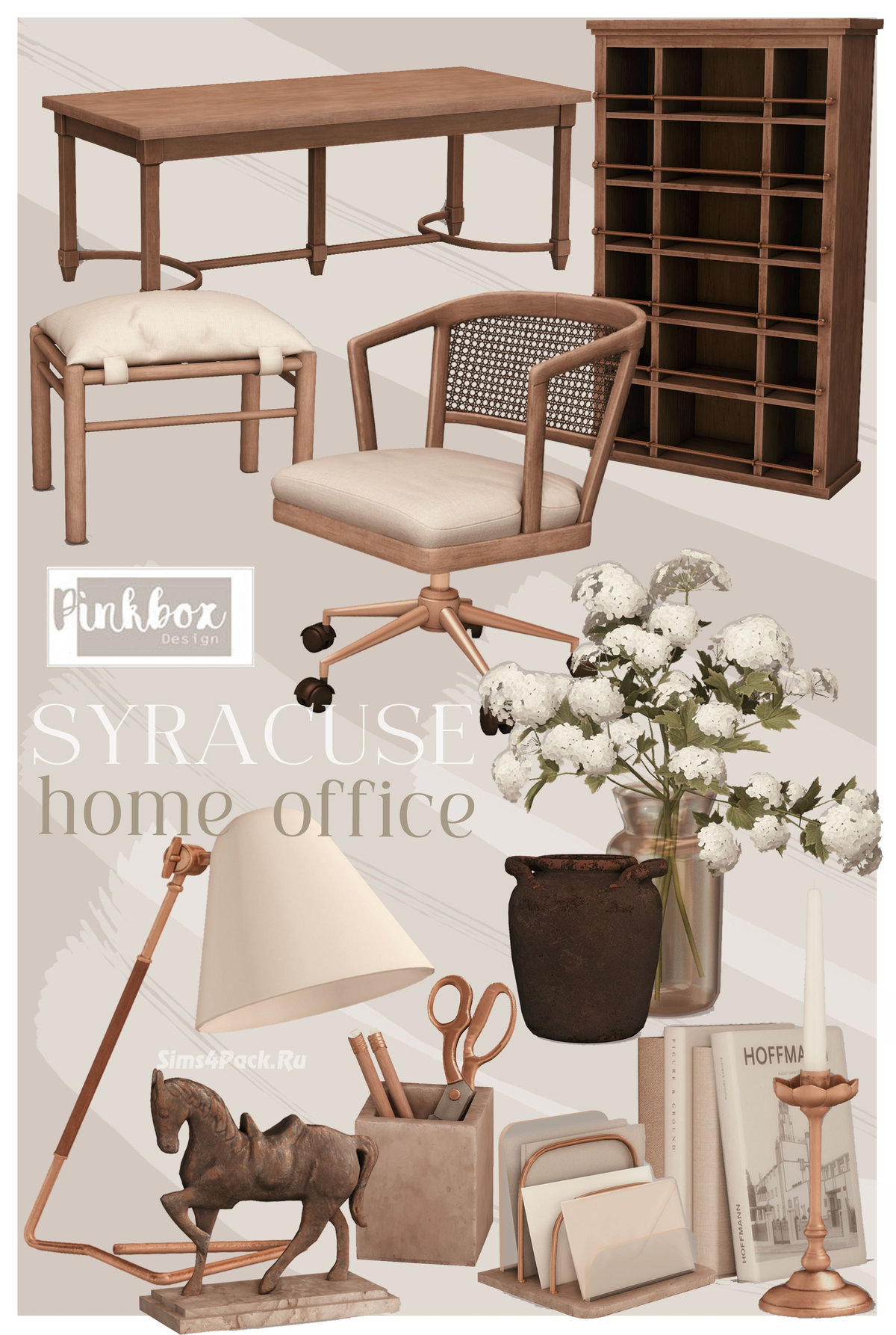 Сет для рабочего кабинета "Syracuse home office"