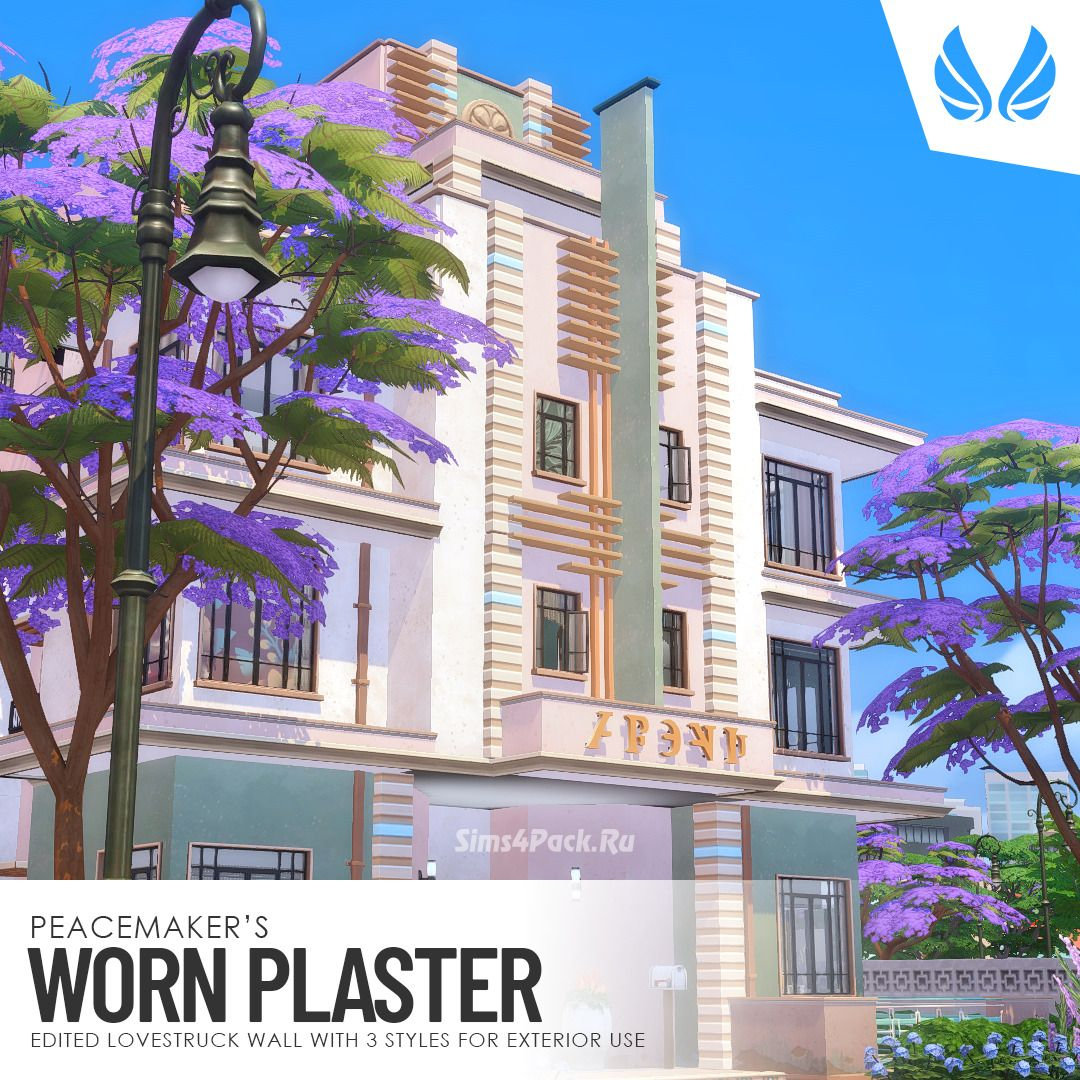 Каменное покрытие "Worn Plaster"