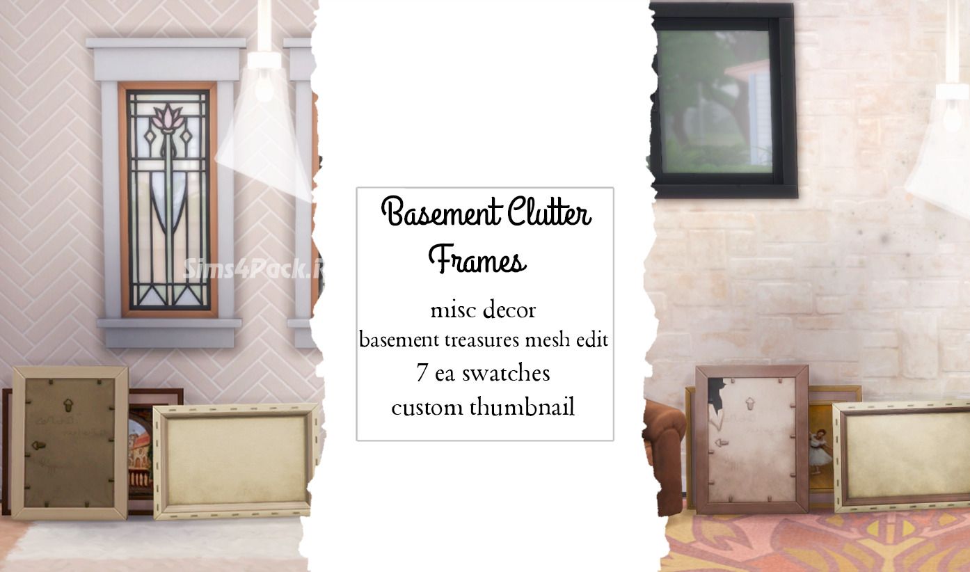 Забытые холсты "Basement Clutter Frames"