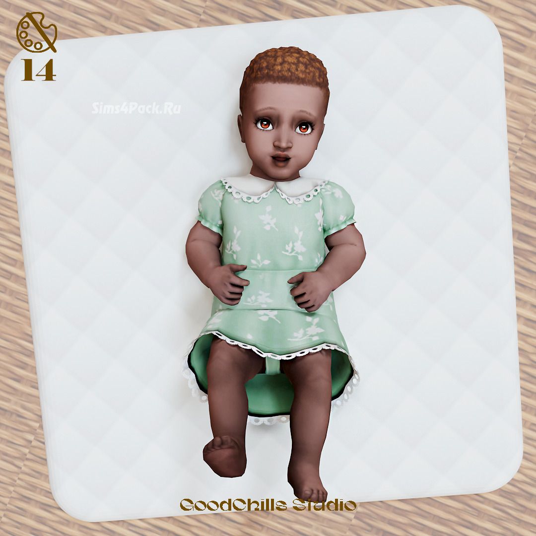 Платье для младенцев "Collar Dress"