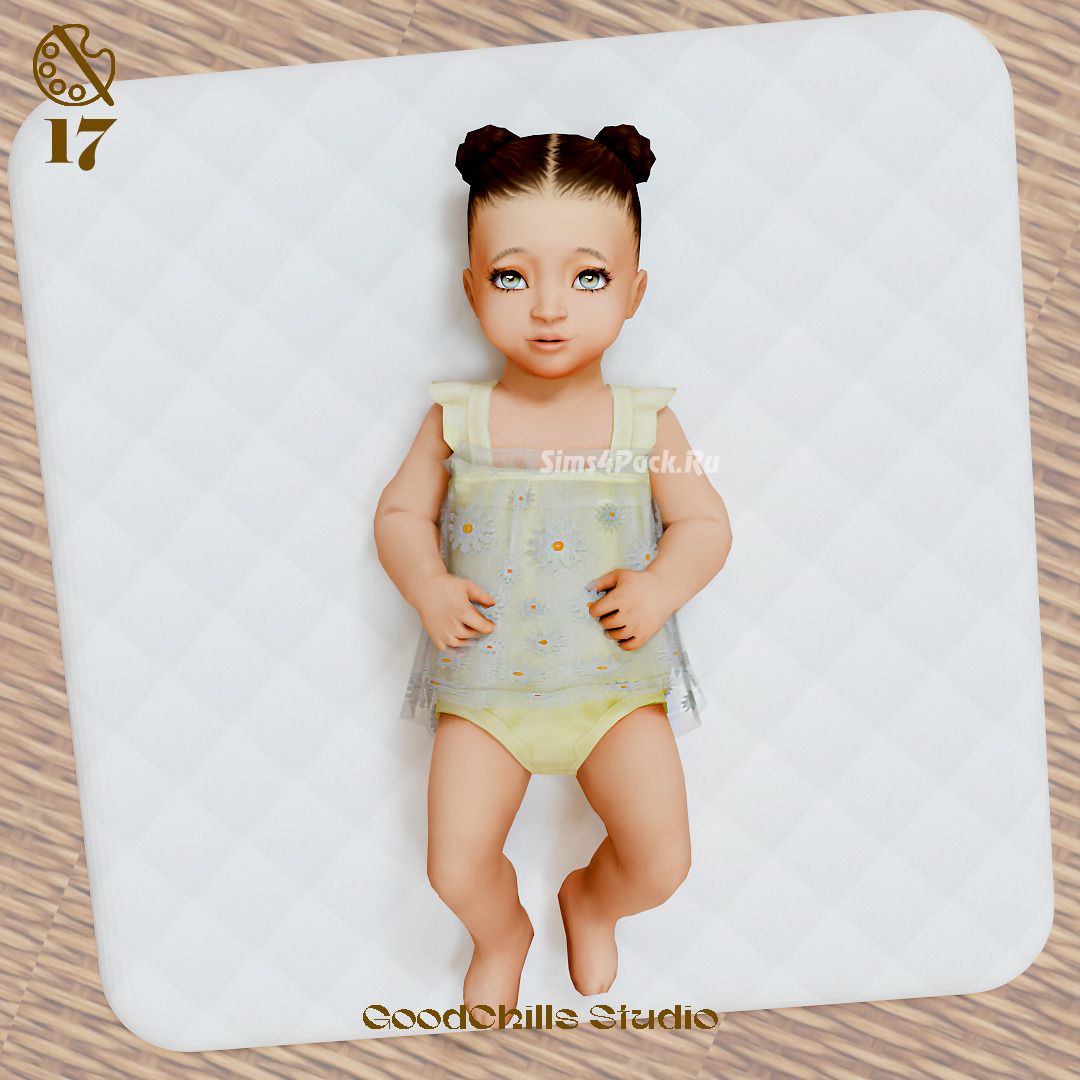 Боди для младенцев "Daisy Bodysuit Sundress"