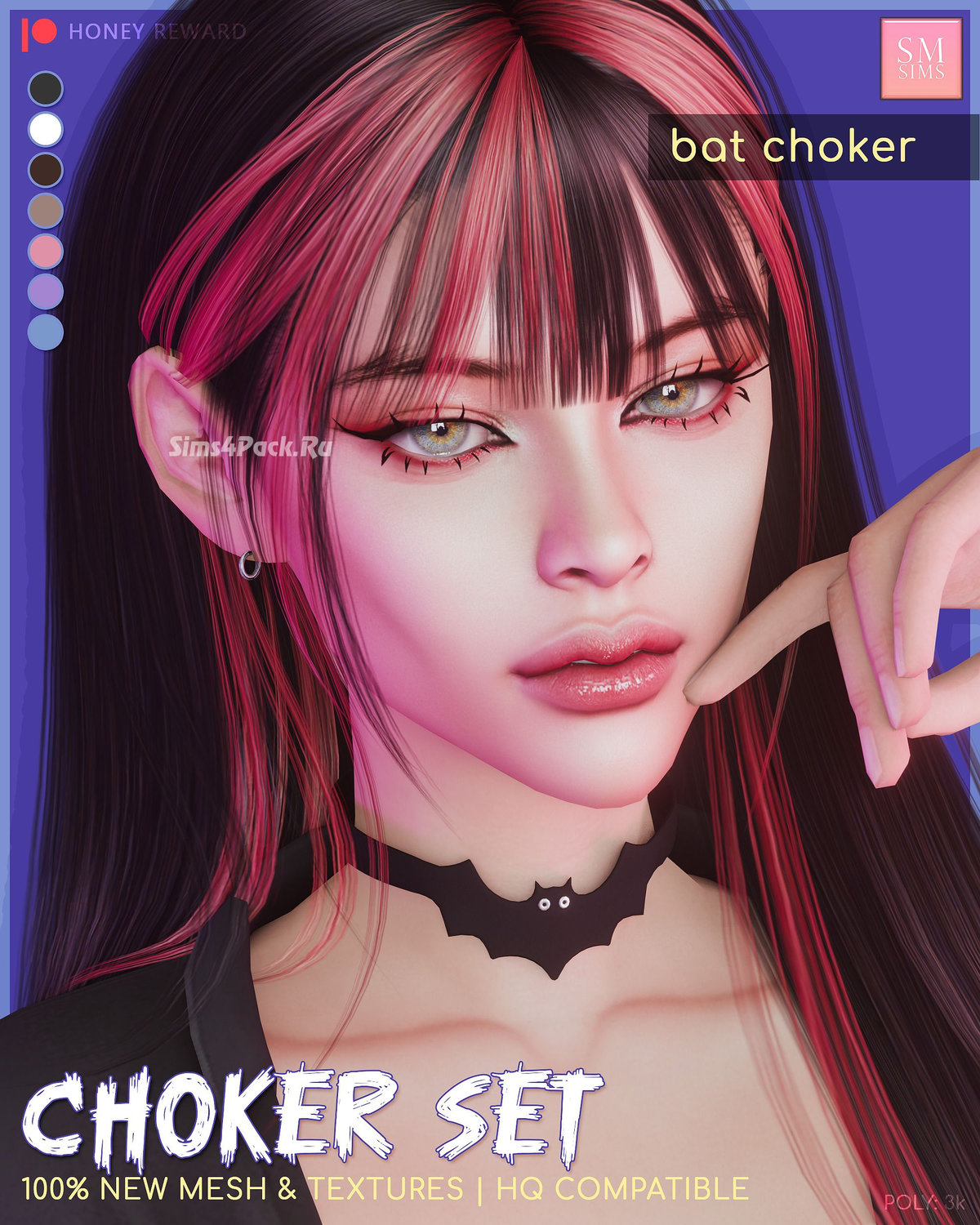 Чокер для симочек "bat choker"