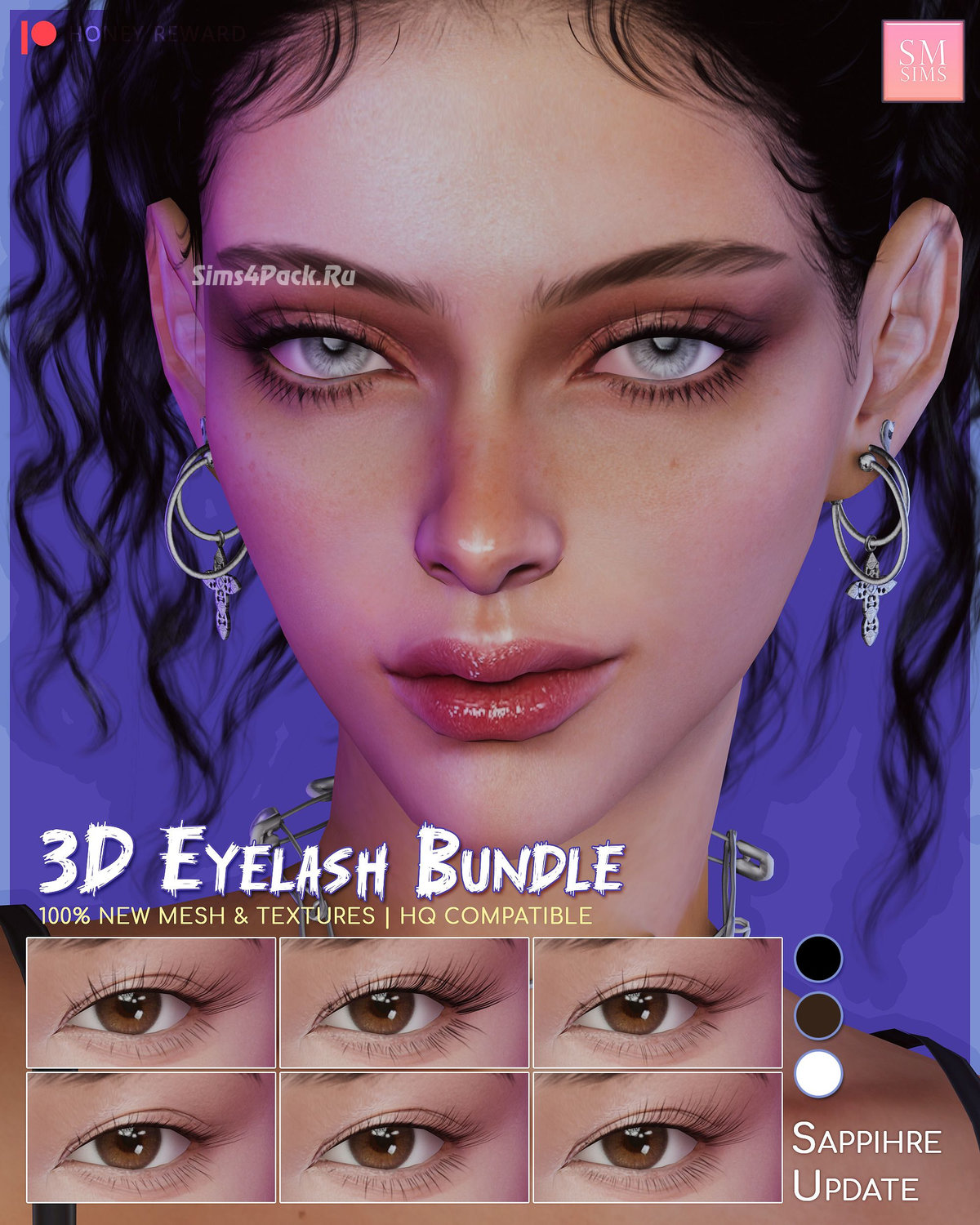 Ресницы для симочек "saphire eyelashes UPDATED"