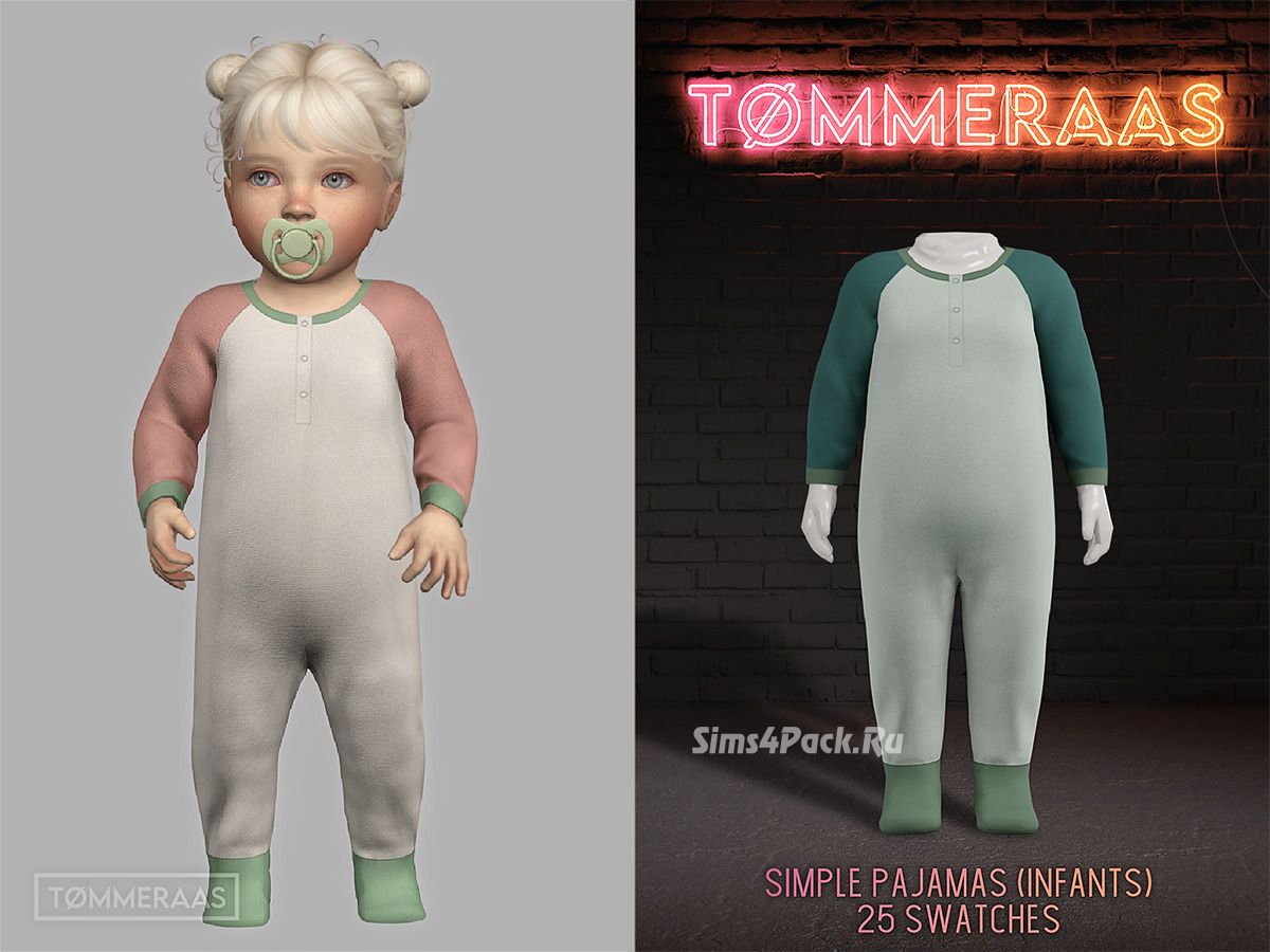 Пижама для младенцев и тоддлеров "Simple Pajamas"