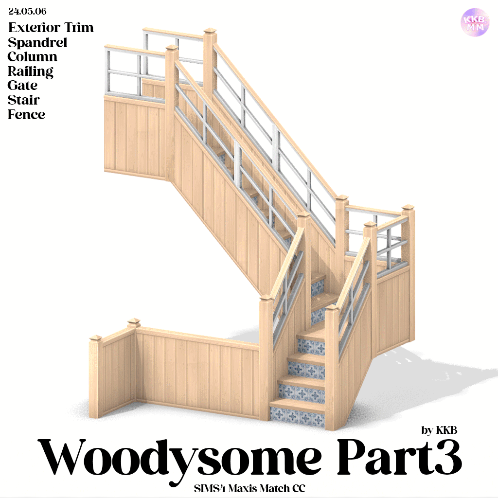 Строительный набор "Woodysome Part3"