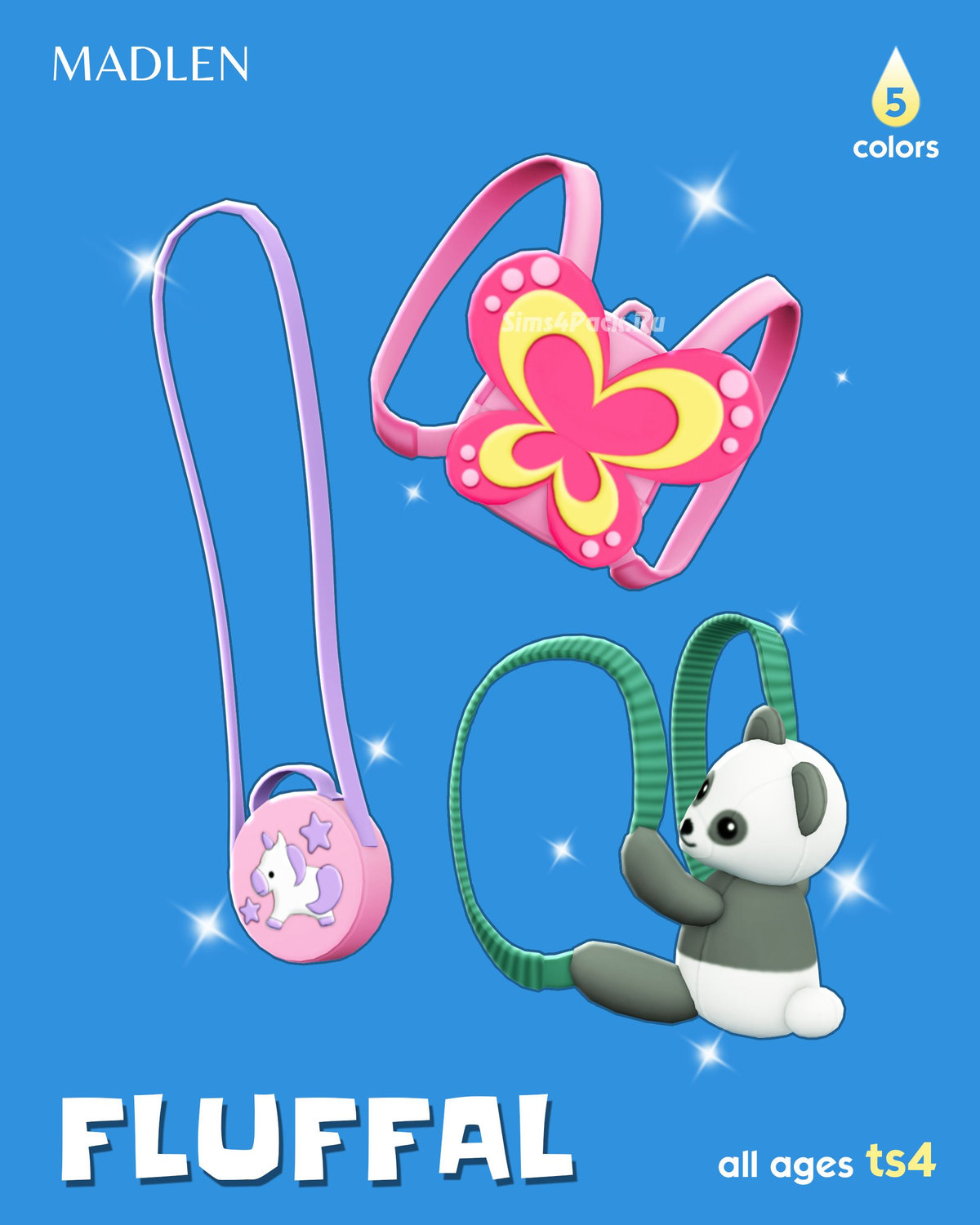 Рюкзачки и сумочка "Fluffal Backpack Set"