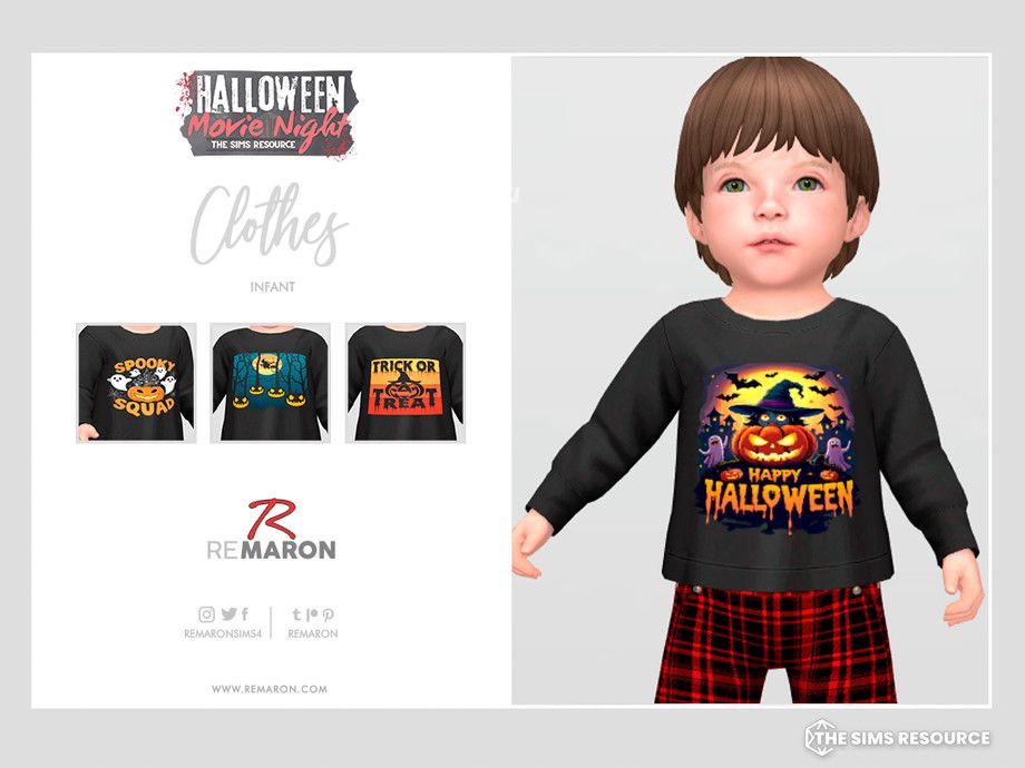 Лонгслив для младенцев "Halloween sweater for infant"