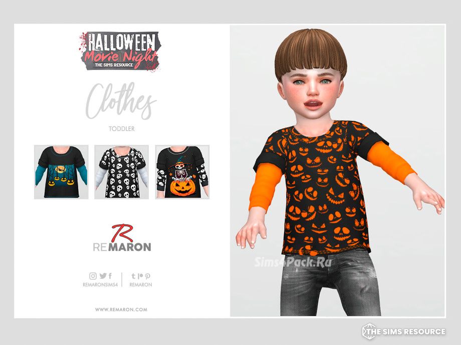Лонгслив для тоддлеров "Halloween shirt for Toddler"