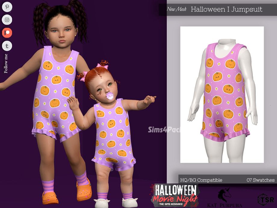 Ромпер для тоддлеров и младенцев "Halloween I Jumpsuit"