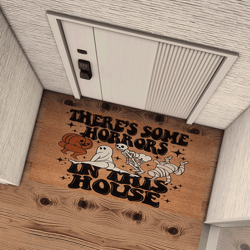 Коврики "Spooky Welcome Mats"