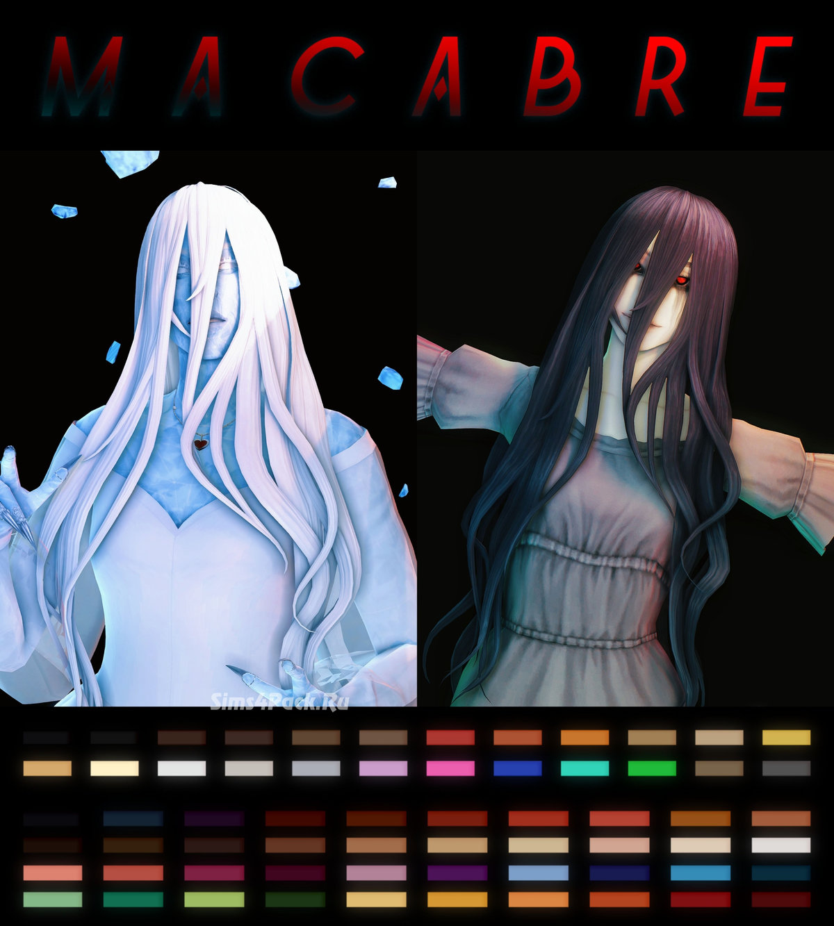 Женская прическа "Macabre Hair"