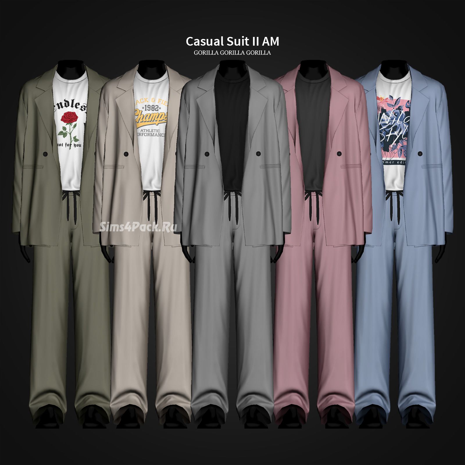 Костюм для симов "Casual Suit II AM"