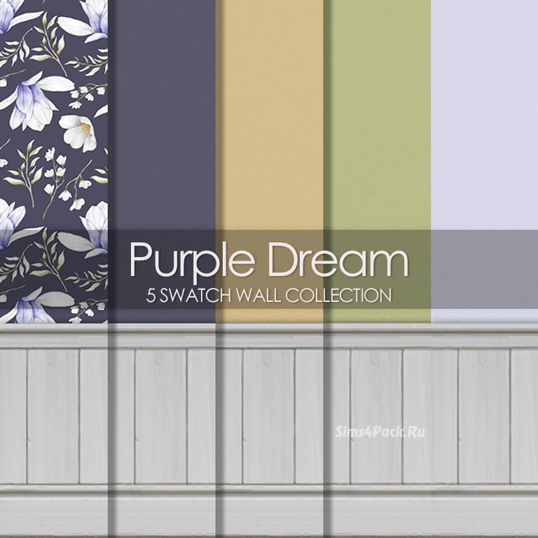 Набор настенных покрытий "Purple Dream - Wall Set"