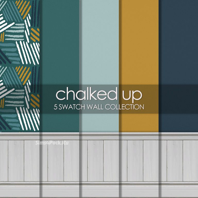 Набор настенных покрытий "Chalked Up - Wall Set"