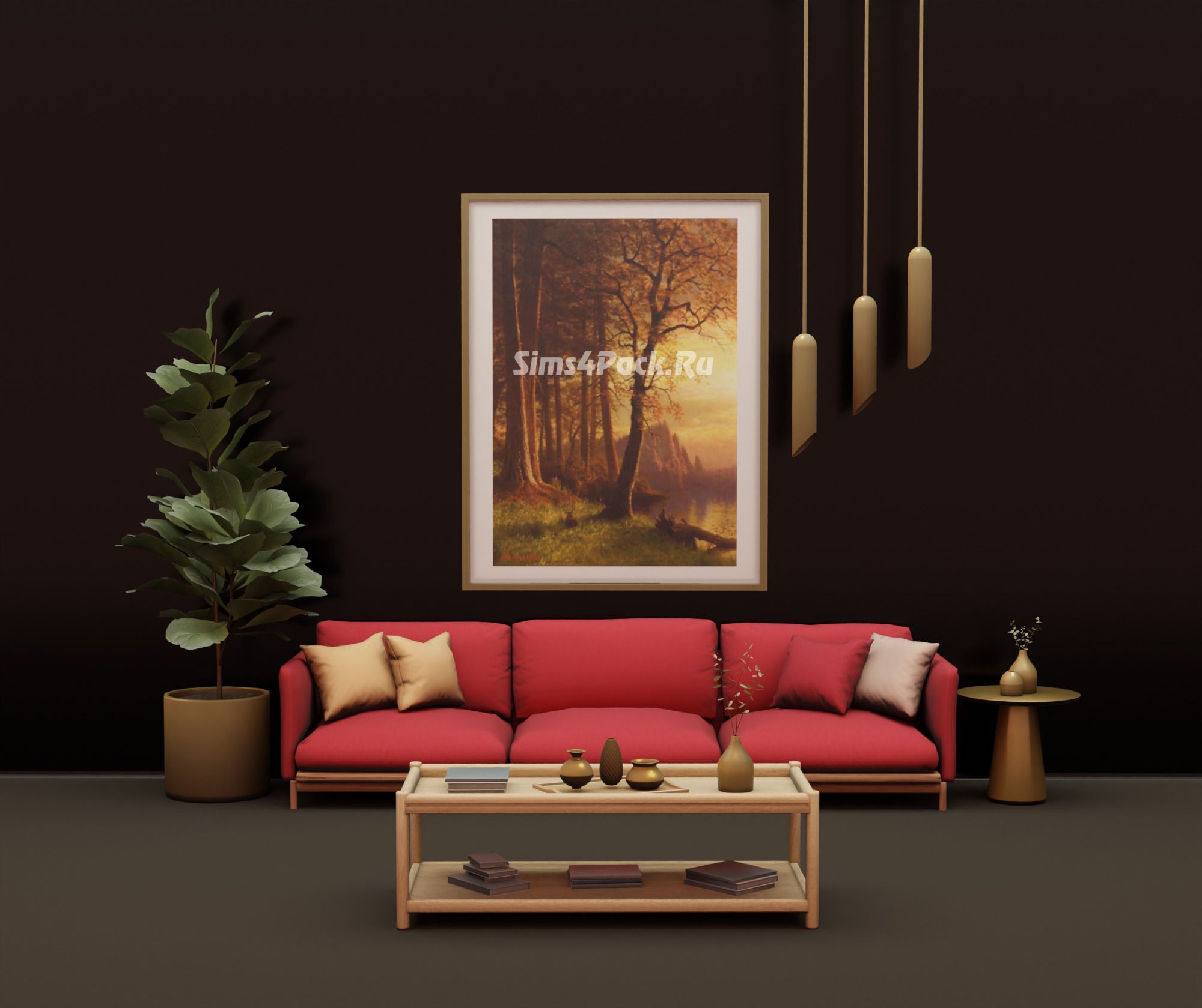 Гостиная "Crimson Gold Living Set"